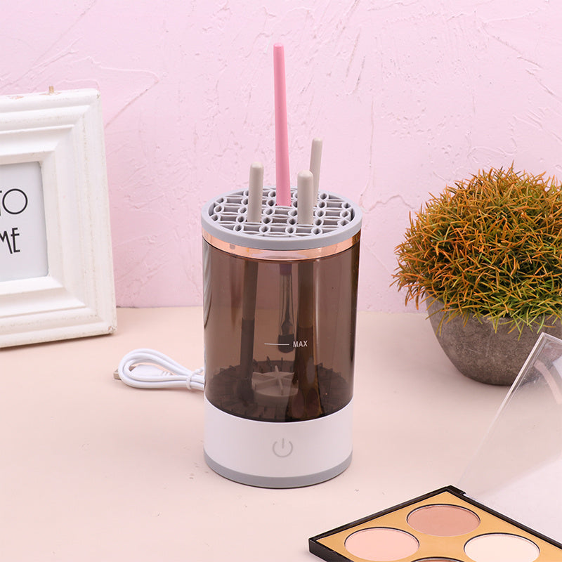Portable Electric Makeup Brush Cleaner – USB Charging Eye Shadow Brush Cleaning Tool, Automatic Cosmetic Brush Cleaner