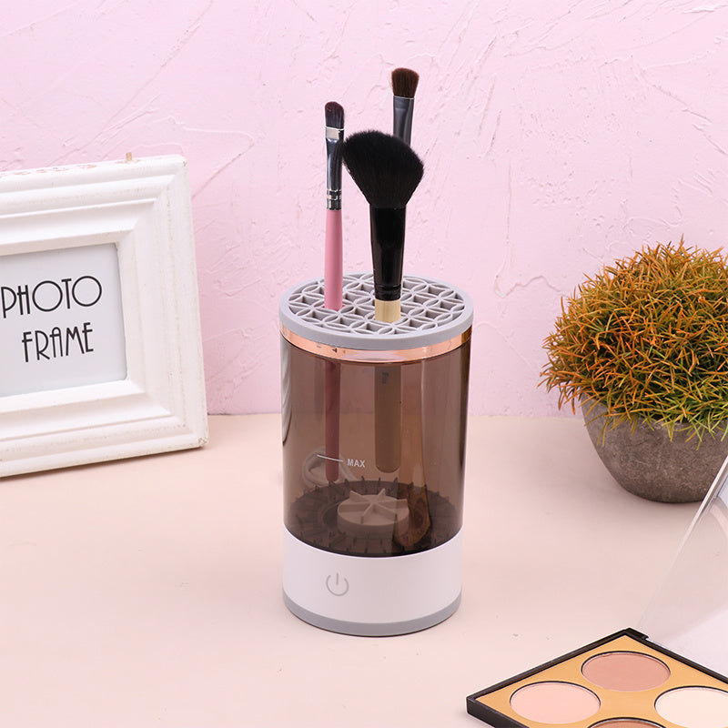 Portable Electric Makeup Brush Cleaner – USB Charging Eye Shadow Brush Cleaning Tool, Automatic Cosmetic Brush Cleaner