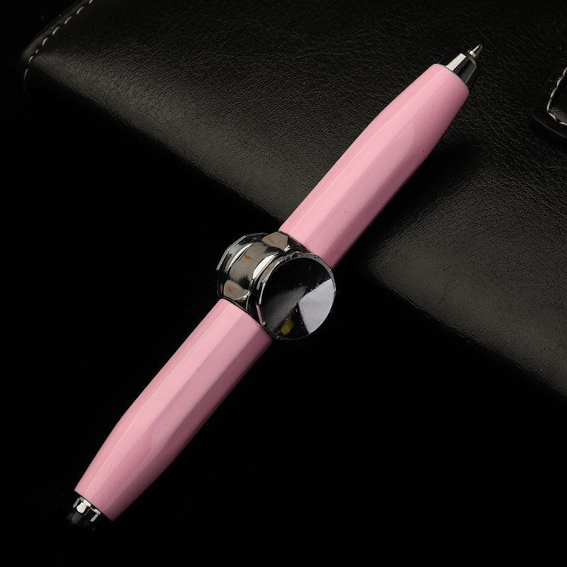 Multi-Function LED Pen – Spinning Gyro Metal Ballpoint, Decompression Stress Reliever,