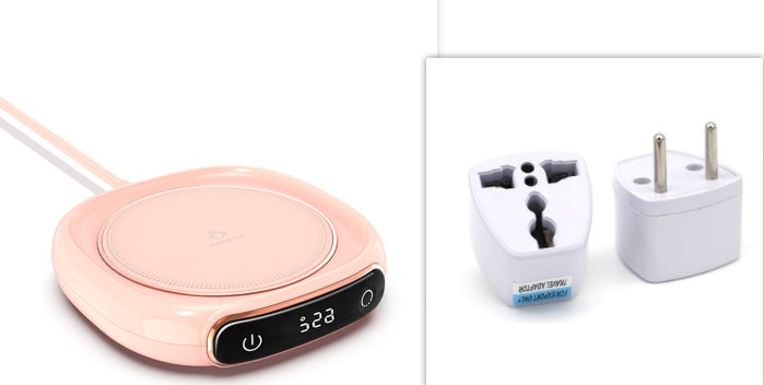 Smart Coffee Mug Warmer – Thermal Insulation Coaster, Constant Temperature Heating Pad for Desktop