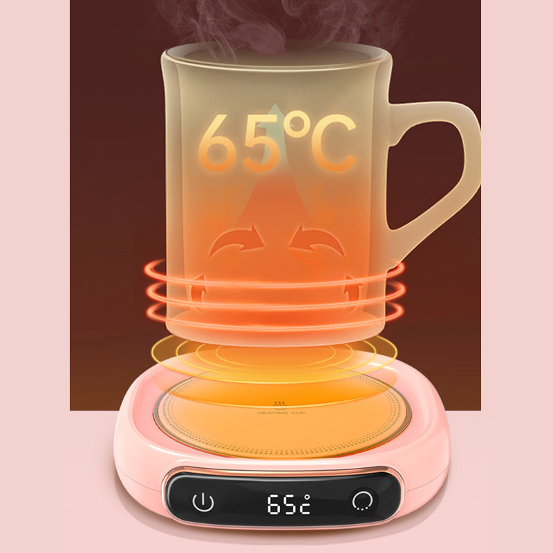 Smart Coffee Mug Warmer – Thermal Insulation Coaster, Constant Temperature Heating Pad for Desktop