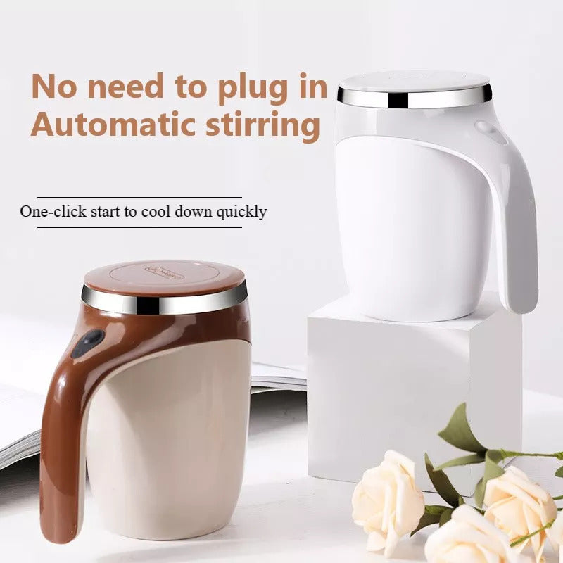 Rechargeable Automatic Stirring Cup – Electric Rotating Coffee & Milkshake Cup, Magnetic Mixing, Lazy Drink Solution