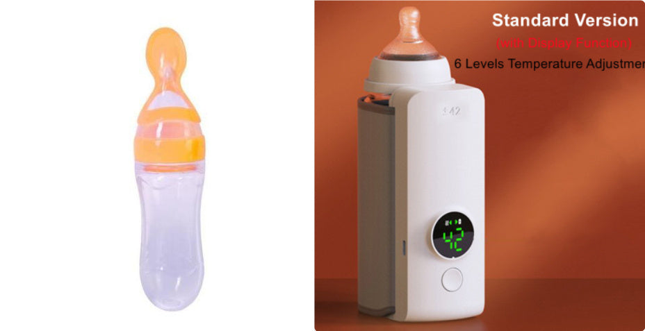 Portable USB Baby Bottle Warmer – Wireless Rechargeable Milk Heating Bag & Insulation Sleeve
