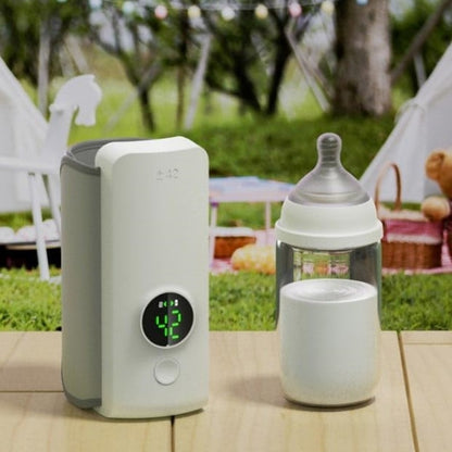 Portable USB Baby Bottle Warmer – Wireless Rechargeable Milk Heating Bag & Insulation Sleeve