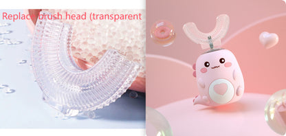 Children's Electric Toothbrush – 360° U-Shaped, USB Charging, Food-Grade Silicone, Smart Oral Care