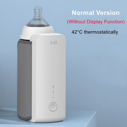Portable USB Baby Bottle Warmer – Wireless Rechargeable Milk Heating Bag & Insulation Sleeve