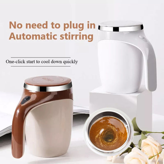 Rechargeable Automatic Stirring Cup – Electric Rotating Coffee & Milkshake Cup, Magnetic Mixing, Lazy Drink Solution